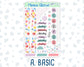 Kit 0225 - Journaling Kit - For Planners | Notebooks - July - Carnival Joy