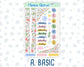 Kit 0279 - Journaling Kit - For Planners | Notebooks - August - Not Ready For School