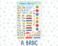 Kit 0269 - Journaling Kit - For Planners | Notebooks - June - Dolce Mare