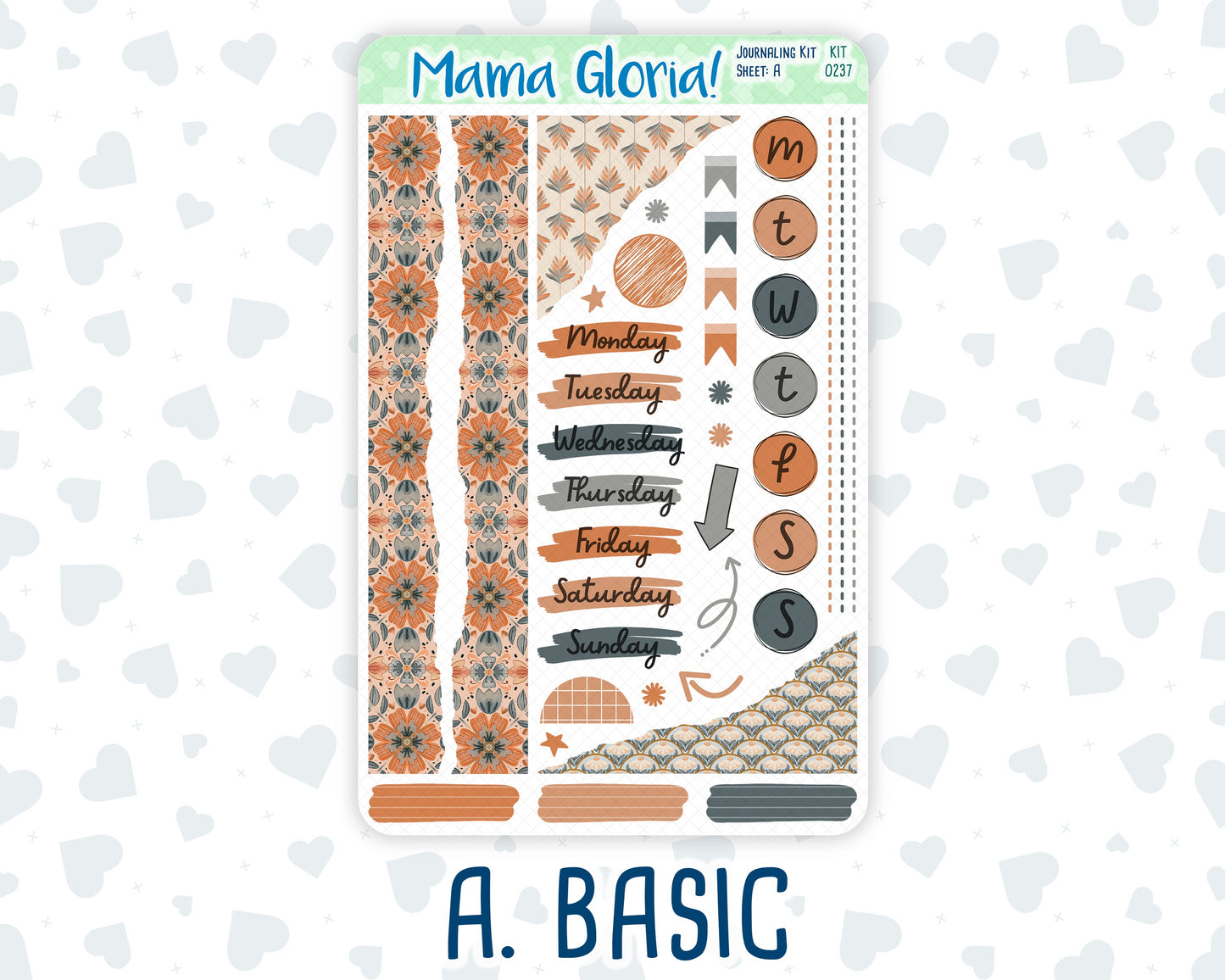 Kit 0237 - Journaling Kit - For Planners | Notebooks - October - Forest Folk