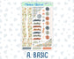 Kit 0300 - Journaling Kit - For Planners | Notebooks - October - Autumn Stroll