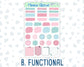 Kit 0246 - Journaling Kit - For Planners | Notebooks - December - Gingerbread Sweets