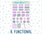 Kit 0263 - Journaling Kit - For Planners | Notebooks - April - Lavender Drift