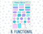 Kit 0230 - Journaling Kit - For Planners | Notebooks - August - School Daze
