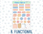 Kit 0270 - Journaling Kit - For Planners | Notebooks - June - Beachside Bliss