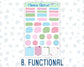 Kit 0262 - Journaling Kit - For Planners | Notebooks - April - Spring Puffs