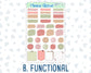 Kit 0308 - Journaling Kit - For Planners | Notebooks - December - Knit & Holly