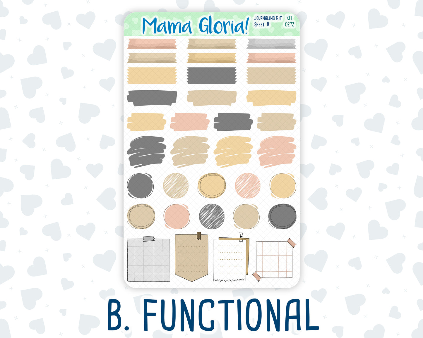 Kit 0272 - Journaling Kit - For Planners | Notebooks - May - Graduation