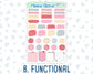 Kit 0254 - Journaling Kit - For Planners | Notebooks - February - Valentine Village