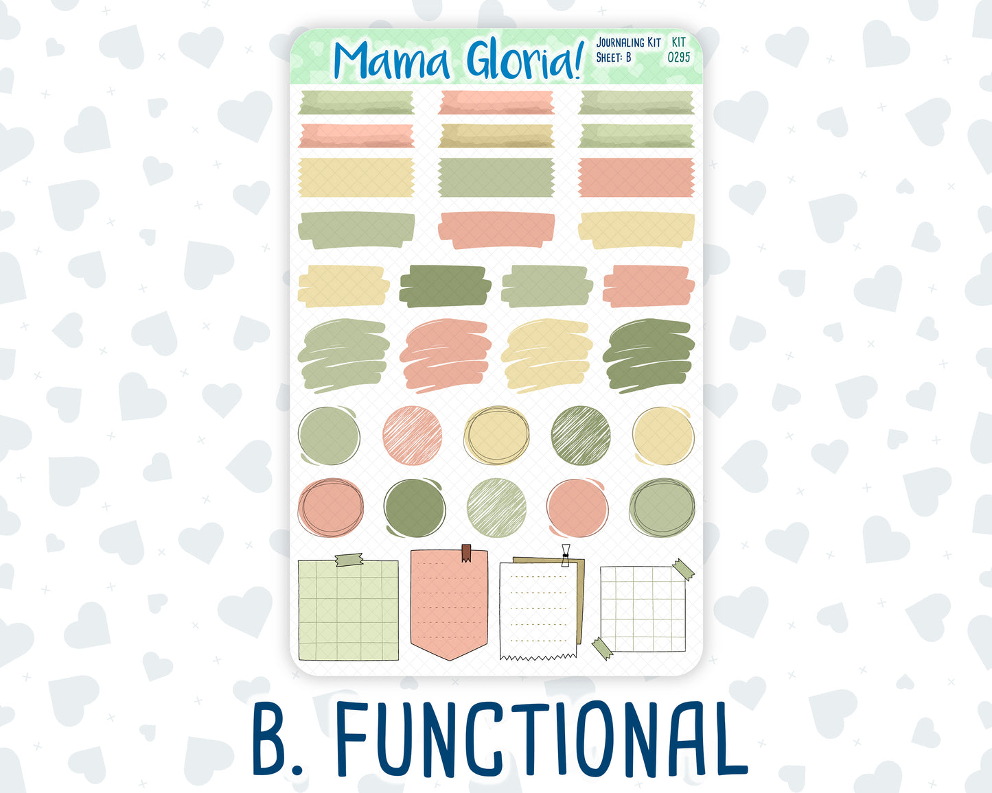 Kit 0295 - Journaling Kit - For Planners | Notebooks - September - Apple Harvest