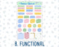 Kit 0279 - Journaling Kit - For Planners | Notebooks - August - Not Ready For School