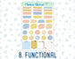 Kit 0265 - Journaling Kit - For Planners | Notebooks - May - Honeybee Sky