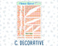 Kit 0278 - Journaling Kit - For Planners | Notebooks - August - Oops, All Peaches