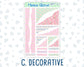 Kit 0262 - Journaling Kit - For Planners | Notebooks - April - Spring Puffs