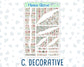 Kit 0245 - Journaling Kit - For Planners | Notebooks - December - Vintage Christmas