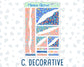 Kit 0268 - Journaling Kit - For Planners | Notebooks - June - Sea Sweeties
