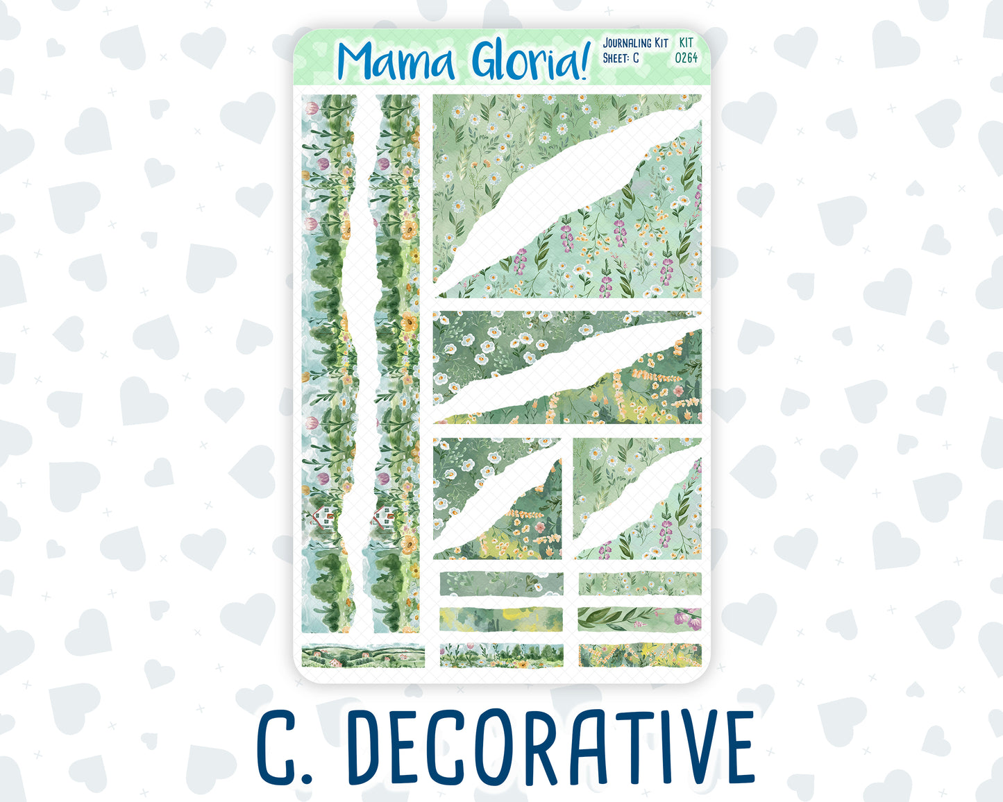 Kit 0264 - Journaling Kit - For Planners | Notebooks - May - Spring Walk
