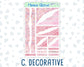 Kit 0253 - Journaling Kit - For Planners | Notebooks - February - Rosy Daydreams