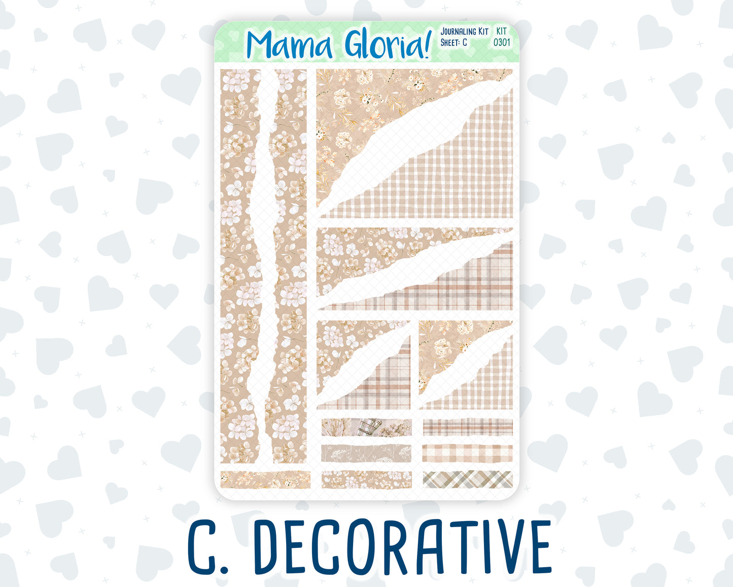 Kit 0301 - Journaling Kit - For Planners | Notebooks - November - Sunday Comfort