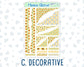 Kit 0229 - Journaling Kit - For Planners | Notebooks - August - Golden Faces