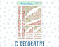 Kit 0244 - Journaling Kit - For Planners | Notebooks - December - Santas Village