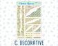 Kit 0280 - Journaling Kit - For Planners | Notebooks - Half Past Six In August