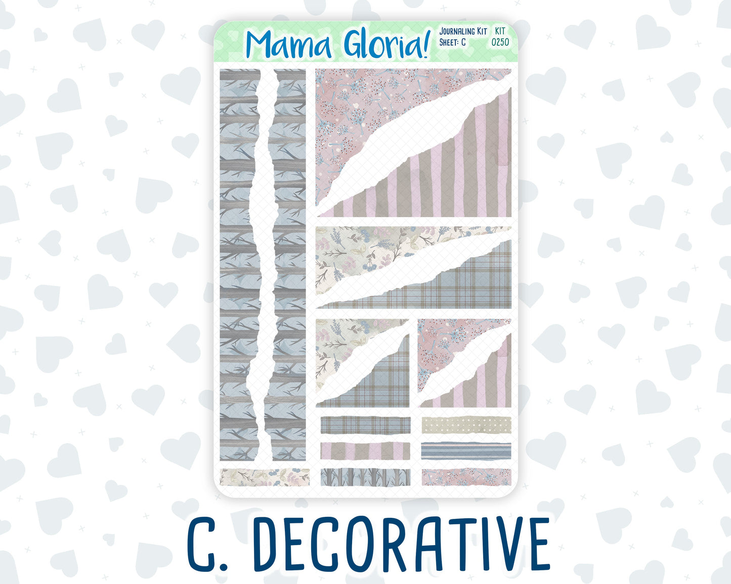 Kit 0250 - Journaling Kit - For Planners | Notebooks - Quiet January