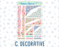 Kit 0306 - Journaling Kit - For Planners | Notebooks - December - Jolly Mischief