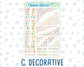 Kit 0260 - Journaling Kit - For Planners | Notebooks - April - Pastel Egg Hunt