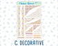 Kit 0232 - Journaling Kit - For Planners | Notebooks - September - Heirloom Garden