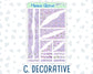 Kit 0263 - Journaling Kit - For Planners | Notebooks - April - Lavender Drift