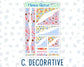 Kit 0269 - Journaling Kit - For Planners | Notebooks - June - Dolce Mare