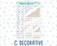Kit 0225 - Journaling Kit - For Planners | Notebooks - July - Carnival Joy