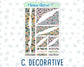Kit 0275 - Journaling Kit - For Planners | Notebooks - July - Tropical Safari Blush
