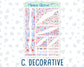 Kit 0273 - Journaling Kit - For Planners | Notebooks - July - Americana In Bloom