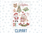 Kit 0244 - Journaling Kit - For Planners | Notebooks - December - Santas Village