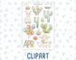 Kit 0261 - Journaling Kit - For Planners | Notebooks - April - Llama Spring