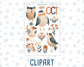Kit 0237 - Journaling Kit - For Planners | Notebooks - October - Forest Folk