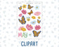 Kit 0267 - Journaling Kit - For Planners | Notebooks - May - Flowers For Mama