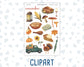 Kit 0302 - Journaling Kit - For Planners | Notebooks - November - Thankful Season