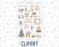 Kit 0305 - Journaling Kit - For Planners | Notebooks - December - Sugarplum Parade