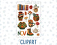 Kit 0242 - Journaling Kit - For Planners | Notebooks - November - Cottage Autumn
