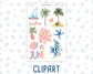 Kit 0270 - Journaling Kit - For Planners | Notebooks - June - Beachside Bliss