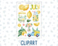 Kit 0227 - Journaling Kit - For Planners | Notebooks - July - Lemon Grove