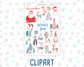 Kit 0306 - Journaling Kit - For Planners | Notebooks - December - Jolly Mischief