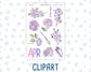 Kit 0263 - Journaling Kit - For Planners | Notebooks - April - Lavender Drift