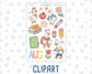 Kit 0279 - Journaling Kit - For Planners | Notebooks - August - Not Ready For School