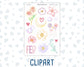 Kit 0253 - Journaling Kit - For Planners | Notebooks - February - Rosy Daydreams