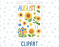 Kit 0229 - Journaling Kit - For Planners | Notebooks - August - Golden Faces