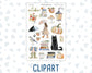 Kit 0300 - Journaling Kit - For Planners | Notebooks - October - Autumn Stroll
